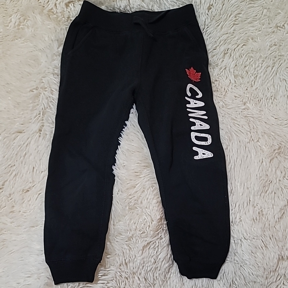 Joe Fresh, Canada, Black Kids Sweatpants, Size 5 , unisex